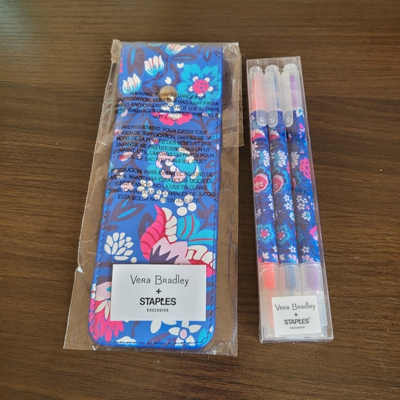 Vera Bradley Office Vera Bradley Stationary Desk Supply Set Pencil